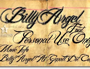 BILLY ARGEL FONT