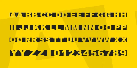 Crimescene Afterimage font