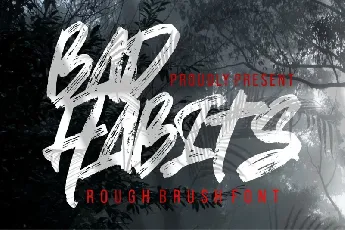 Bad Habits font