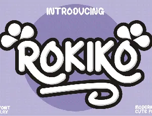 Rokiko font