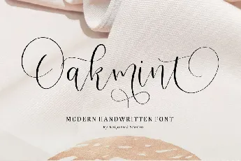 Oakmint font