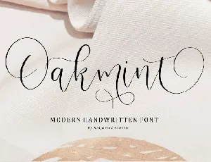 Oakmint font
