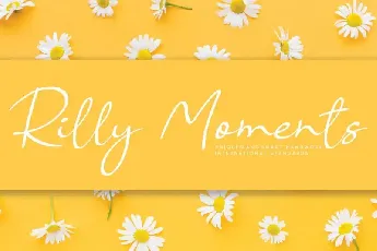 Rilly Moments Handwritten font