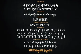 Blackmatte font