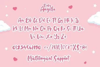 Baby Angella PERSONAL font