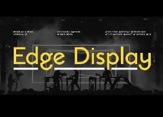 Edge Display font