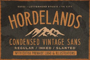 Hordelands font