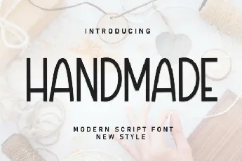 Handmade Display font