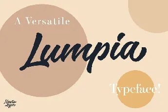 Lumpia Brush Script font