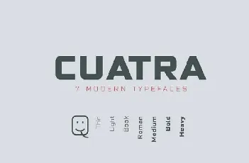 Cuatra Tecno Free font