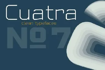 Cuatra Tecno Free font