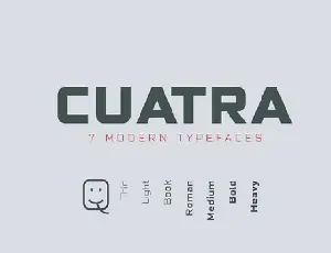 Cuatra Tecno Free font