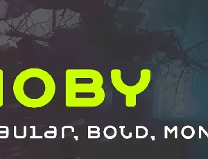 Moby font