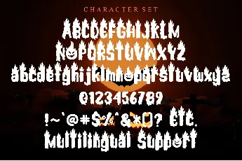 Ghost Flames - Personal Use font