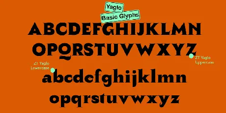 ZT Yaglo font