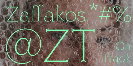 ZT Yaglo font