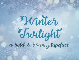 Winter Twilight font