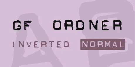 GF Ordner font