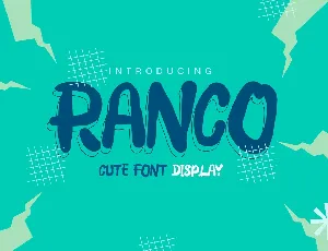 Ranco font