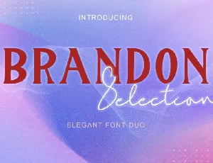 Brandon Selection font