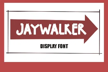 Jaywalker font