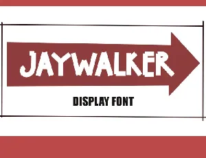 Jaywalker font