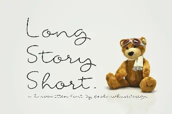 Long Story Short font