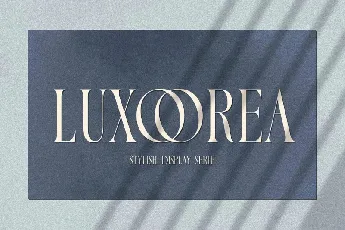 Luxoorea font