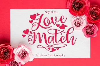 Love Match Calligraphy font