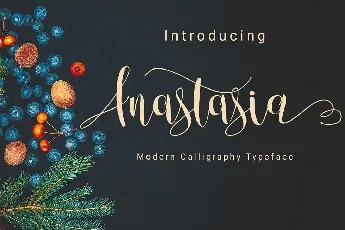 Anastasia Script font