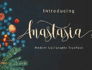 Anastasia Script font