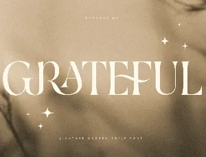 Gratefull font