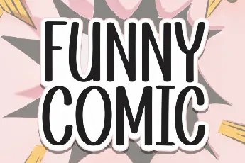 Funny Comic Display font