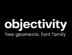 Objective Family font