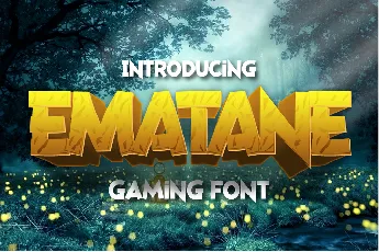 EMATANE font