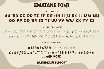 EMATANE font