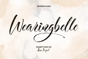 Wearingbelle Demo font