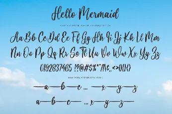 Hello Mermaid font