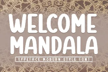 Welcome Mandala Display font