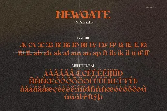Newgate font