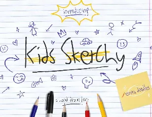 Kids Sketchy Demo font