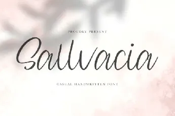 Sallvacia Casual Handwritten font