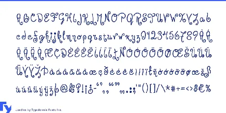 Jandles font