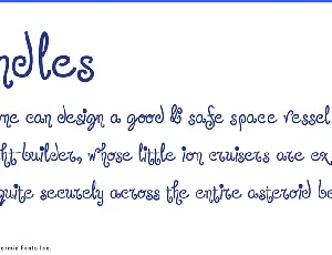 Jandles font