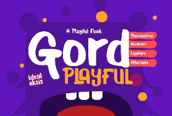 Gord Playful font