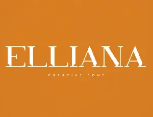 Elliana font