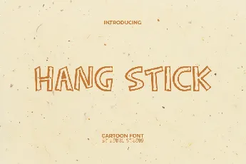 Hang Stick font