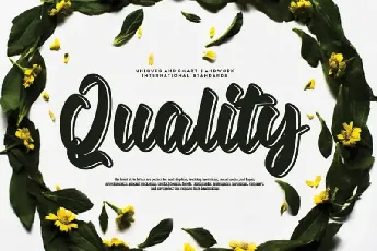 Quality Script font