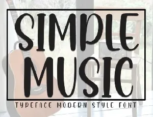 Simple Music Script font