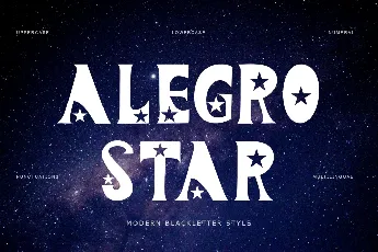 Alegro Star font